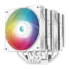 DeepCool AG620 ARGB Dual-Tower 120mm CPU Cooler, White | R-AG620-WHANMN-G-2 - Image 1 DeepCool AG620 ARGB Dual-Tower 120mm CPU Cooler, White | R-AG620-WHANMN-G-2