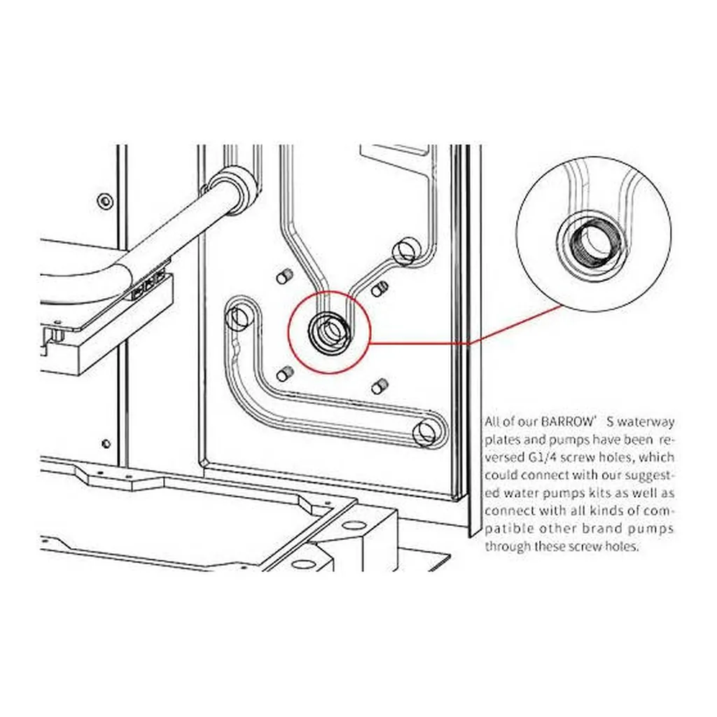 Barrow LRC2.0 Interior Waterway Plate for Thermaltake Core P5 Open-Frame Case | TTP5-SDB 120 - Image 3 Barrow LRC2.0 Interior Waterway Plate for Thermaltake Core P5 Open-Frame Case | TTP5-SDB 120