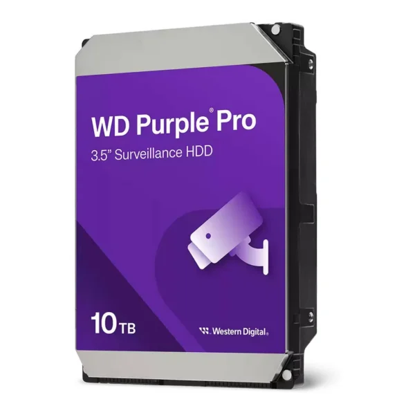 0b8e8eb3e2e72ad8b441aac566a427a0-hi.jpg Western Digital Purple Pro 10TB Internal Hard Drive, 3.5-Inch Form Factor, SATA 6Gb/s Interface, 7200 RPM Disk Speed, 512MB Cache Buffer Size, 272MB/s Data Transfer Rate | WD102PURP