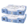 Thermaltake Swafan EX12 aRGB Sync PC Cooling TT Premium Edition Fan, Hydrangea Blue | CL-F183-PL12BU-A - Image 3 Thermaltake Swafan EX12 aRGB Sync PC Cooling TT Premium Edition Fan, Hydrangea Blue | CL-F183-PL12BU-A