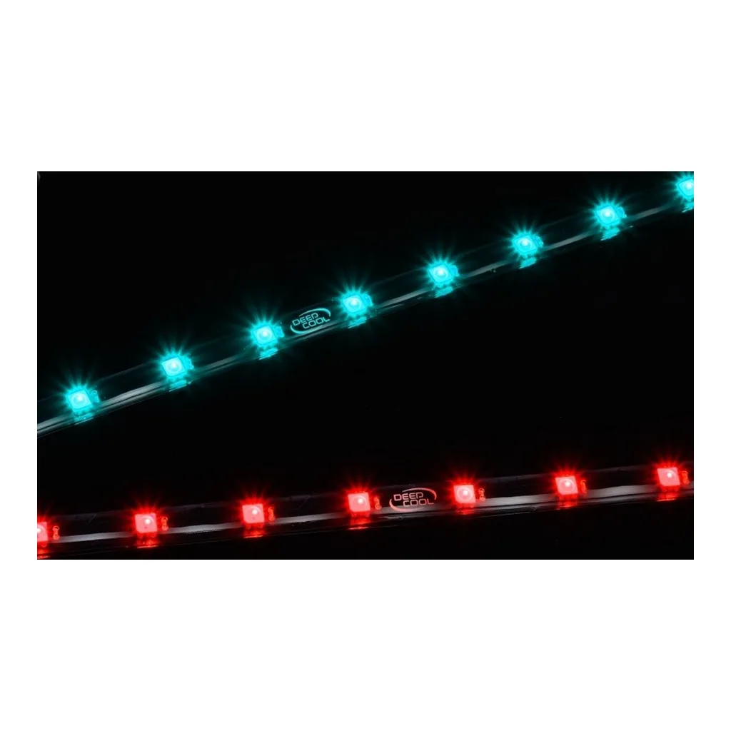 DeepCool RGB 200 EX MultiColor LED Strip Magnetic Lighting Kit for Computer Case | DP-LED-RGB200EX - Image 4 DeepCool RGB 200 EX MultiColor LED Strip Magnetic Lighting Kit for Computer Case | DP-LED-RGB200EX
