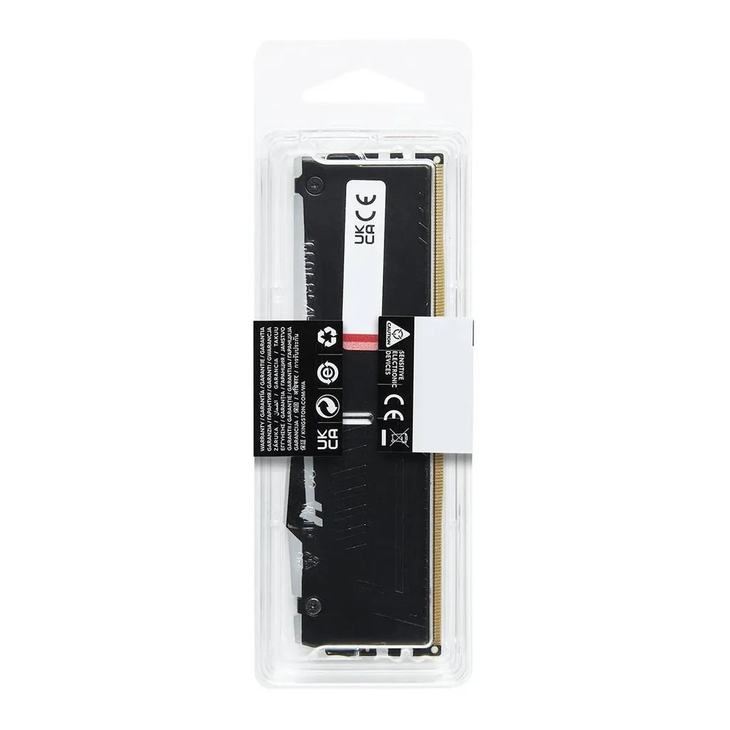Kingston Fury Beast RGB 64GB DDR5 Desktop Memory, 5600Mhz Speed, CL40 Cas Latency, 1.25V Voltage, 288 Pin, Single Module, Non-ECC Unbuffered DIMM, Black | KF556C40BBA-64 - Image 5 Kingston Fury Beast RGB 64GB DDR5 Desktop Memory, 5600Mhz Speed, CL40 Cas Latency, 1.25V Voltage, 288 Pin, Single Module, Non-ECC Unbuffered DIMM, Black | KF556C40BBA-64 - Image 5