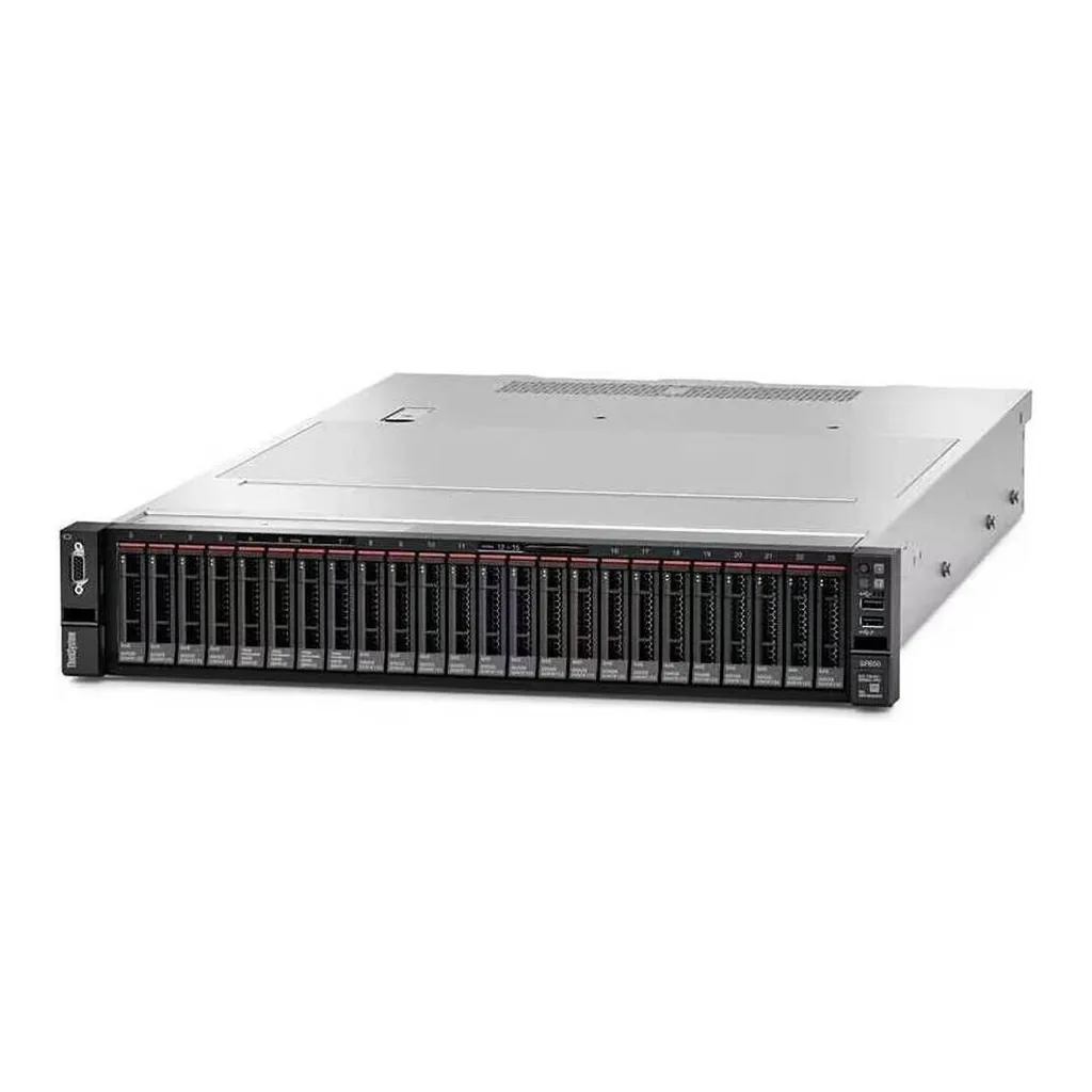 0e1aab3b1e6088b952bfd1673c140767-hi.jpg Lenovo ThinkSystem SR650 V3 2U Rack Server, 2x Intel Xeon Silver 4510 12 Cores, 128GB RAM, 8x 960GB SATA SSD, RAID 940-8i 4GB, 57416 10GB + 5719 Quad Port, 2x 1100W PSU | SR650V3