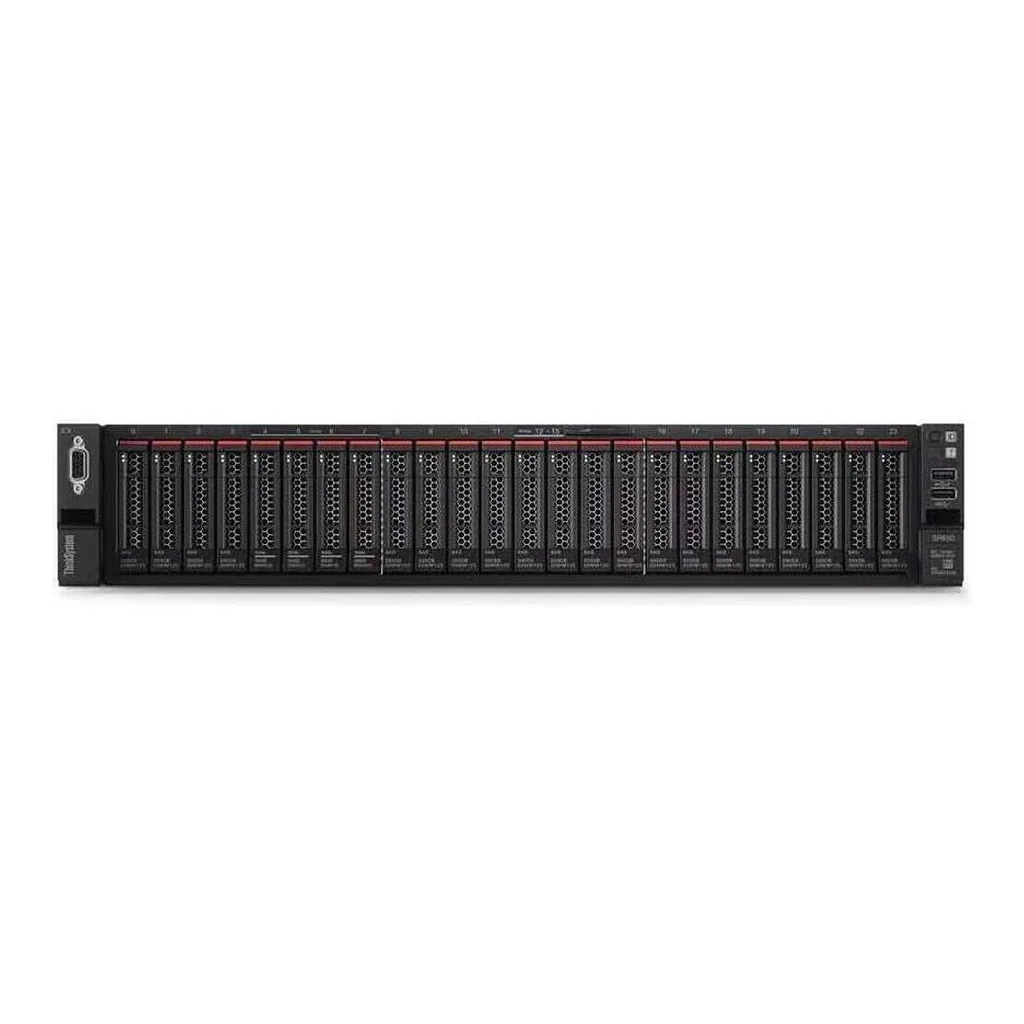 0e2e9c0294de2d17cbcd84350b988050-hi.jpg Lenovo ThinkSystem SR650 V3 2U Rack Server, 2x Intel Xeon Silver 4510 12 Cores, 128GB RAM, 8x 960GB SATA SSD, RAID 940-8i 4GB, 57416 10GB + 5719 Quad Port, 2x 1100W PSU | SR650V3