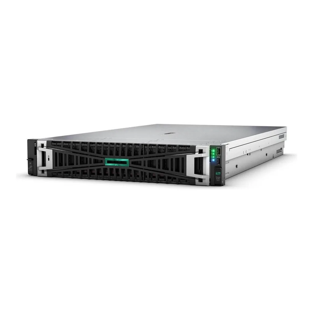 0e3838fb24c40f3d02b12091eb464687-hi.jpg HPE ProLiant DL380 Gen11 2U Rack Server, Intel Xeon-Silver 4510, 64GB RAM, 2x 960GB SATA SSD, Broadcom BCM5719 Ethernet 1Gb, MR408i-o Gen11 x8 Lanes, (1+1) 1000W PSU | DL-380-G11