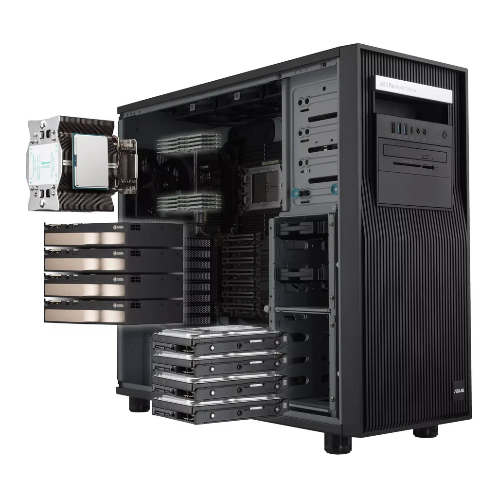 ASUS ExpertCenter Pro ET900A X9 Barebone Workstation, AMD sTR5 / WRX90 | ET900A X9 - Image 7 ASUS ExpertCenter Pro ET900A X9 Barebone Workstation, AMD sTR5 / WRX90 | ET900A X9