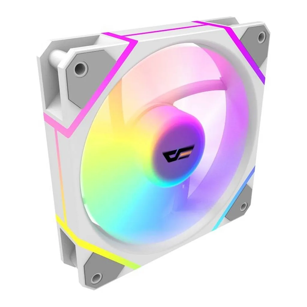 DarkFlash A-RGB Cooling Fan, White | DM12F-3IN1-White - Image 4 DarkFlash A-RGB Cooling Fan, White | DM12F-3IN1-White