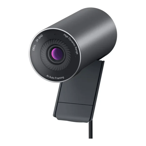 0ff1f9c99b95aefb0bc66121477a6b03-hi.jpg Dell Pro Professional 2K QHD USB A Webcam, with Sony STARVIS Sensor, AI Auto Framing, Advanced HDR & Noise Reduction Mic, 65 78° FOV, USB A Plug and Play, Black