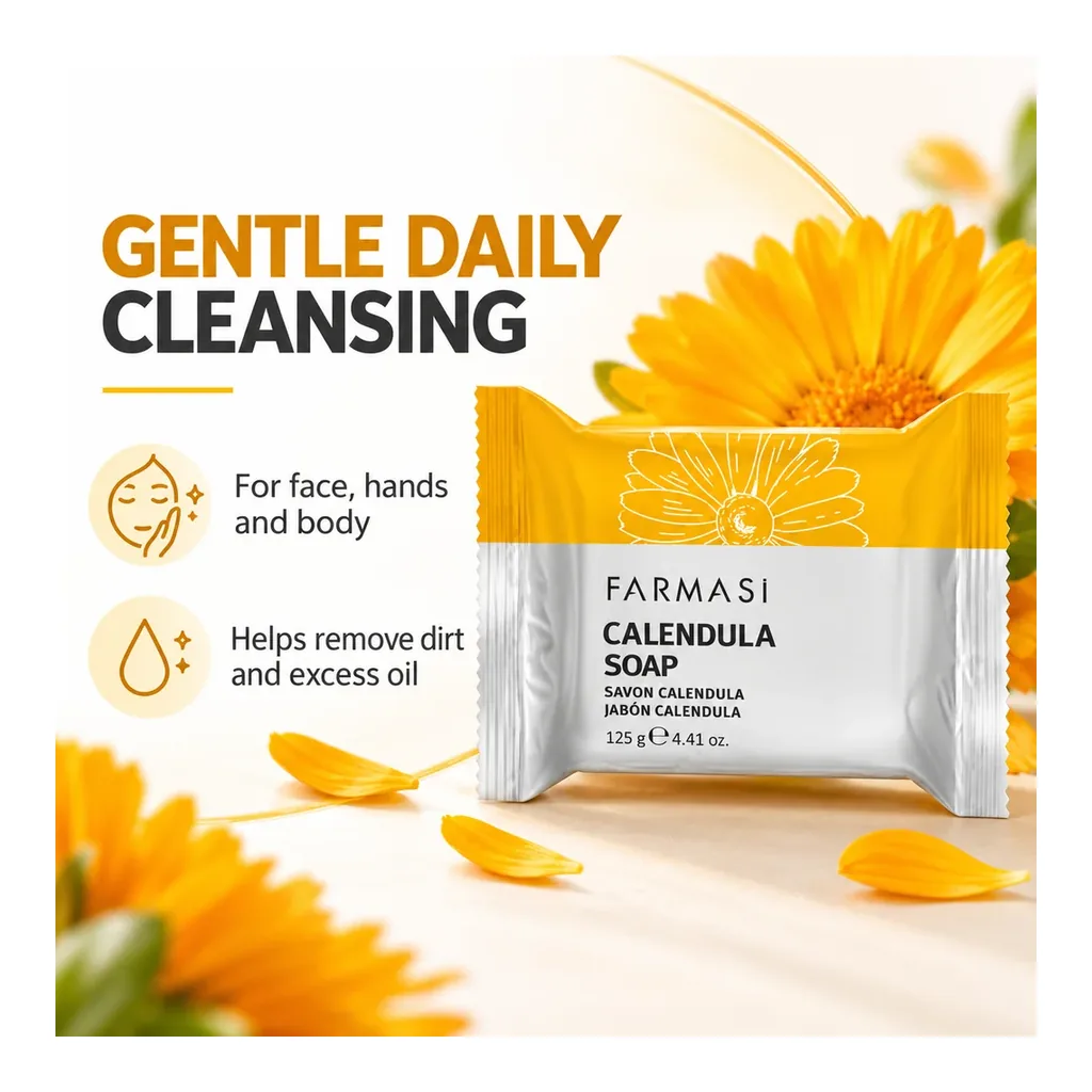 1000329-02-verified-benefits Farmasi Calendula Soap 125 g