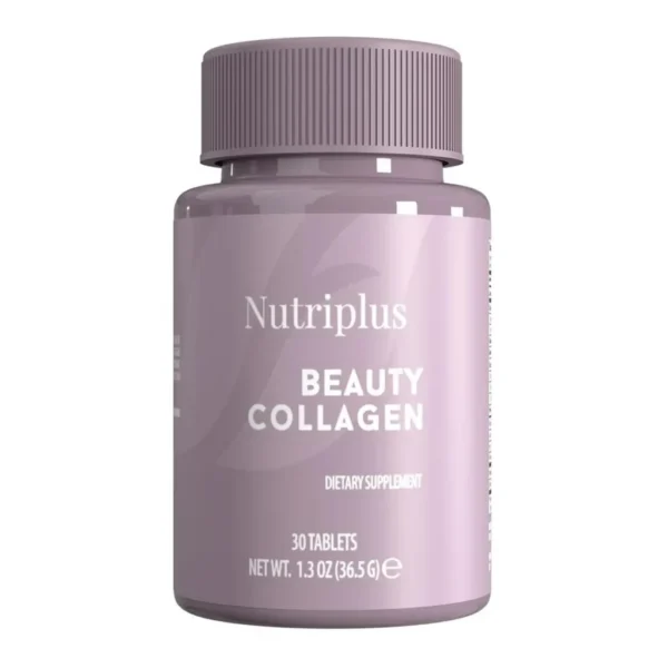 FARMASI Nutriplus Collagen Tablets 30 Tablets — Main product image FARMASI Nutriplus Collagen Tablets, 30 tablets, bottle centered on a white background