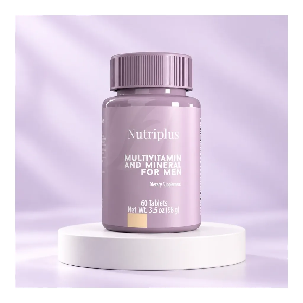 FARMASI Nutriplus Multivitamin and Mineral for Men, 60 Tablets – Studio presentation FARMASI Nutriplus Multivitamin and Mineral for Men, 60 Tablets – Studio presentation