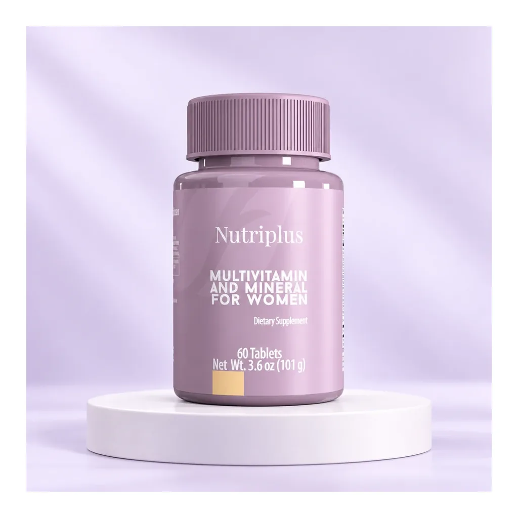 FARMASI Nutriplus Multivitamin and Mineral for Women, 60 Tablets – Studio presentation FARMASI Nutriplus Multivitamin and Mineral for Women, 60 Tablets – Studio presentation