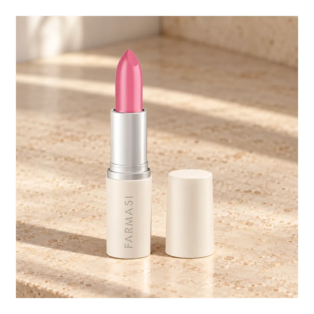 FARMASI Creamy Lipstick 01 Country Rose Lifestyle photo FARMASI Creamy Lipstick 01 Country Rose Lifestyle photo