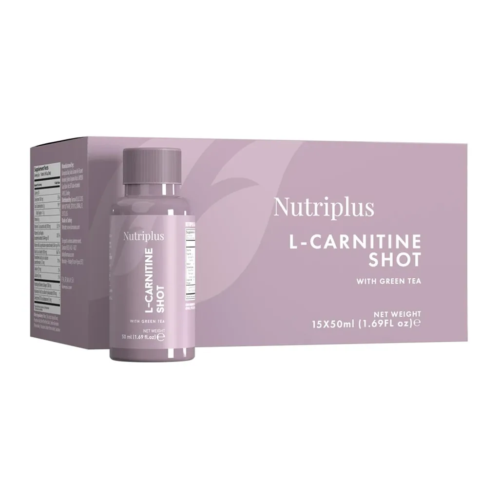 FARMASI Nutriplus L-Carnitine Shot, 15 × 50 mL – Main product image FARMASI Nutriplus L-Carnitine Shot, 15 × 50 mL – Main product image