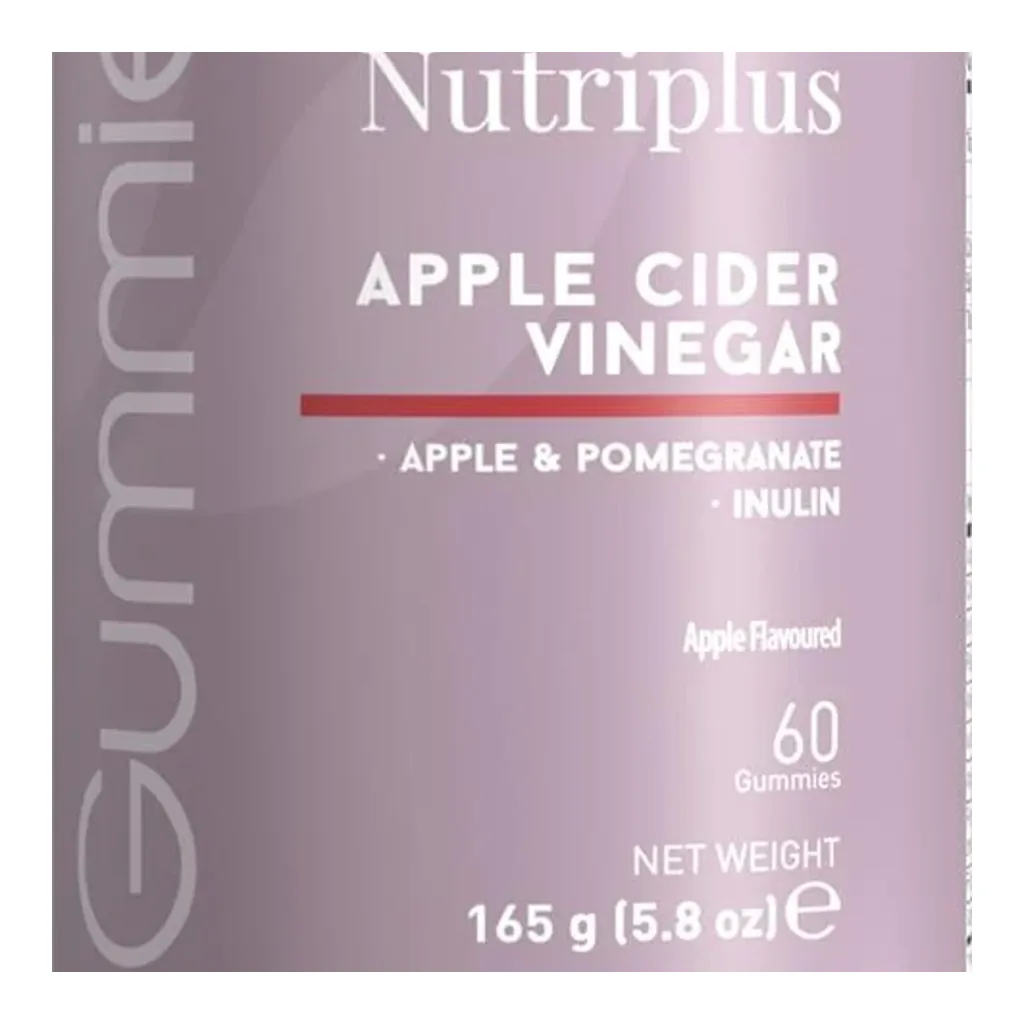 FARMASI Nutriplus Apple Cider Vinegar Gummies – 60 Gummies – Official packaging detail FARMASI Nutriplus Apple Cider Vinegar Gummies – 60 Gummies – Official packaging detail