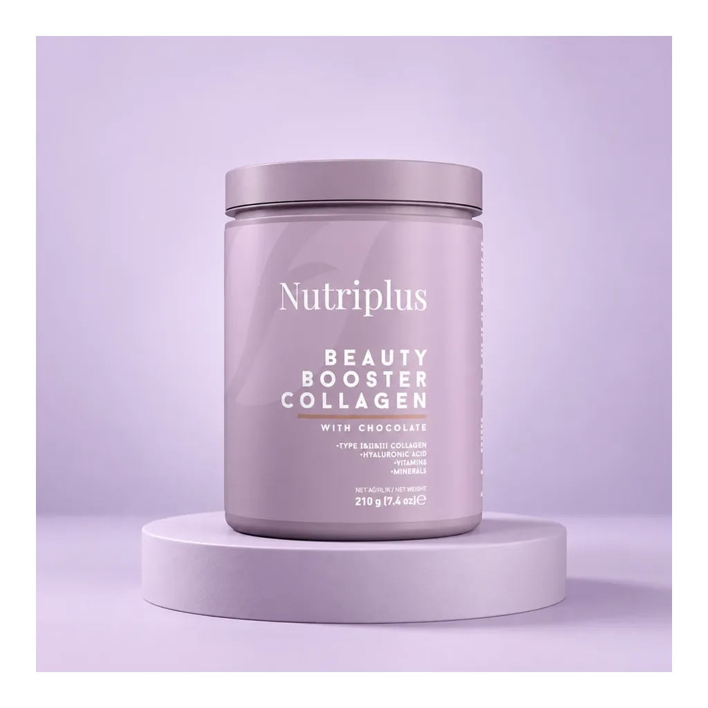 FARMASI Nutriplus Beauty Booster Collagen – Chocolate, 210 g – Studio product photograph FARMASI Nutriplus Beauty Booster Collagen – Chocolate, 210 g – Studio product photograph