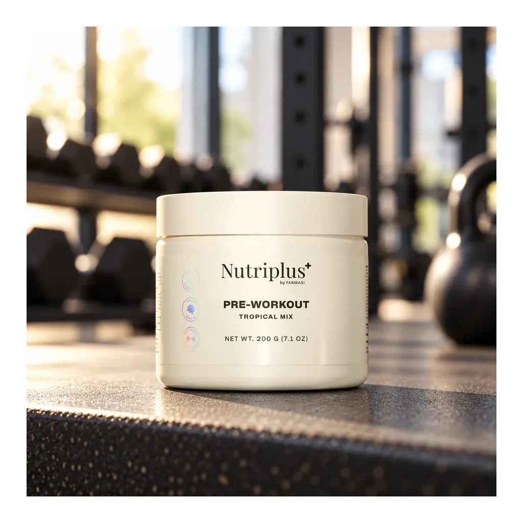 Farmasi Nutriplus+ Pre-Workout Tropical Mix — image 6 of 9 Farmasi Nutriplus+ Pre-Workout Tropical Mix product gallery image 6