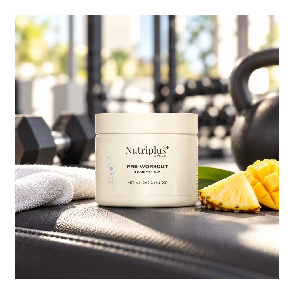 Farmasi Nutriplus+ Pre-Workout Tropical Mix — image 9 of 9 Farmasi Nutriplus+ Pre-Workout Tropical Mix product gallery image 9