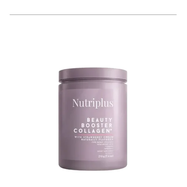 Farmasi Nutriplus Beauty Booster Collagen Strawberry Cream — image 1 of 9 Farmasi Nutriplus Beauty Booster Collagen Strawberry Cream product jar on white background