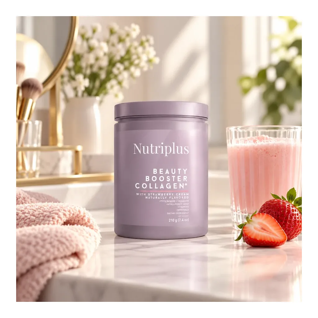 Farmasi Nutriplus Beauty Booster Collagen Strawberry Cream — image 6 of 9 Farmasi Nutriplus Beauty Booster Collagen Strawberry Cream product gallery image 6