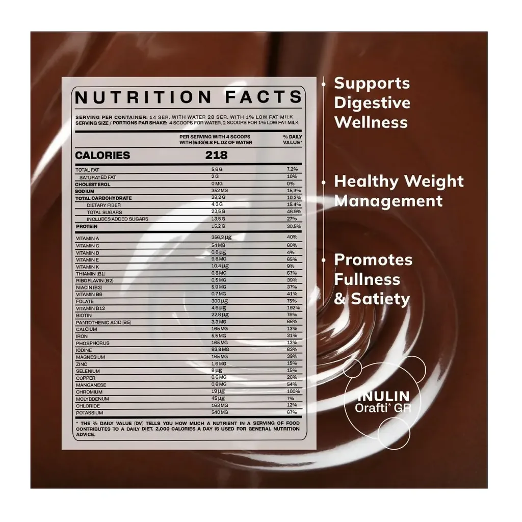 1002911-02-nutriplus-shake-velvet-chocolate-official-nutrition-ingredients Farmasi Nutriplus Shake Velvet Chocolate, 728 g — official nutrition facts and ingredients