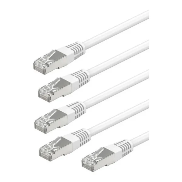1083c8dc4c3595e6fe918f1a0b6c8fc9-hi.jpg AICO 1M Cat6 RJ45 UTP Network Cable, White, Pack of 5 Cables