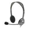 12d022170546a6465e0c0309a26d3922-hi.jpg Logitech H110 Wired Stereo Headset, Dark Grey, Dual 3.5mm Plugs, Rotating Boom Microphone, Adjustable Headband, Foam Ear Cushions, Windows Compatible