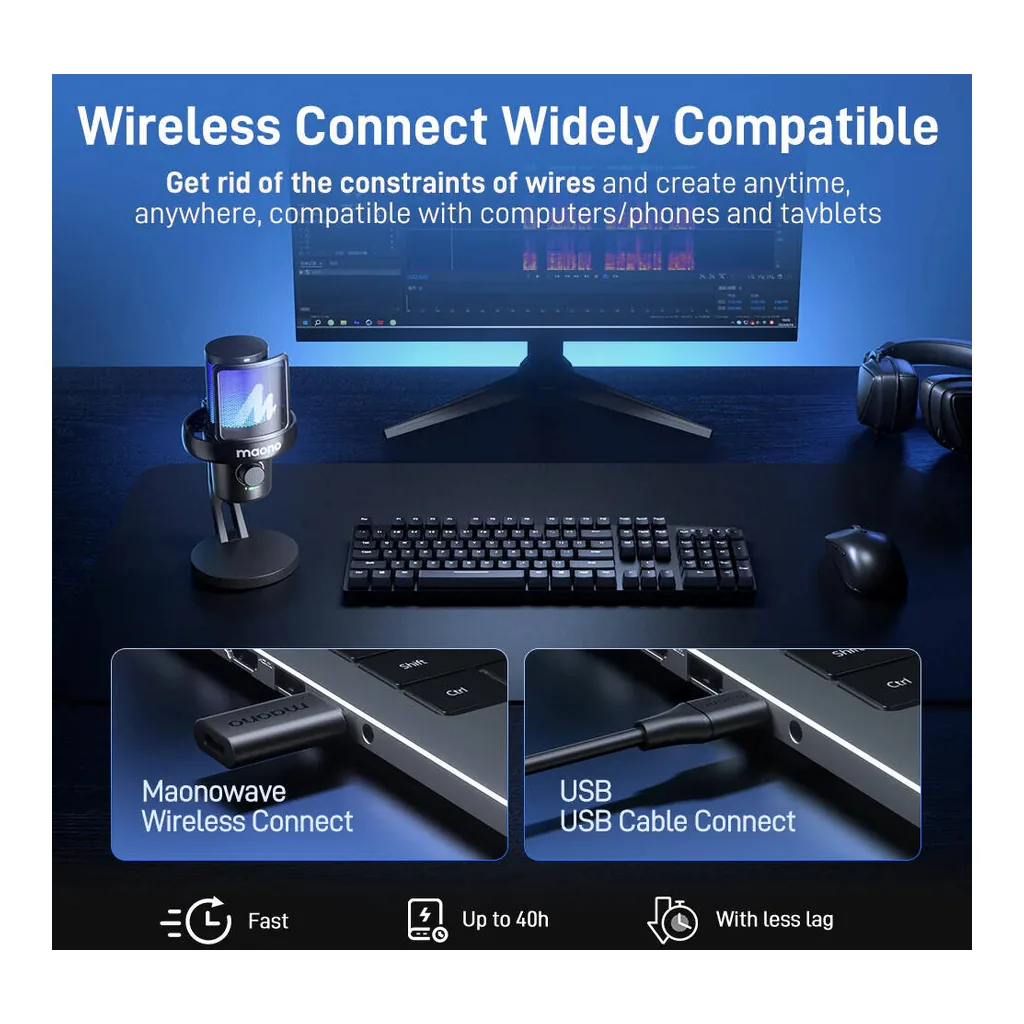 130ae3e6ef0d34a737308a1134bc29bc-hi.jpg Maono DM40 Pro USB/Wireless Gaming Desktop Microphone