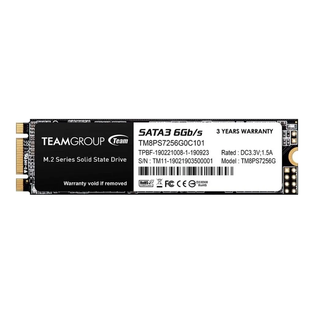 136187538faa8425f8eb60920050ac24-hi.jpg TEAMGROUP MS30 512GB SATA Rev. 3.0 (6Gb/s), M.2 Solid State Drive (Read/Write Speed up to 550/480 MB/s) | TM8PS7512G0C101