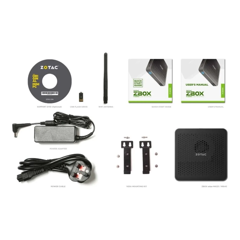 ZOTAC ZBOX edge MI623 Core i3-10110U Barebone Mini PC, No RAM, Storage or OS | ZBOX-MI623-BE - Image 6 ZOTAC ZBOX edge MI623 Core i3-10110U Barebone Mini PC, No RAM, Storage or OS | ZBOX-MI623-BE