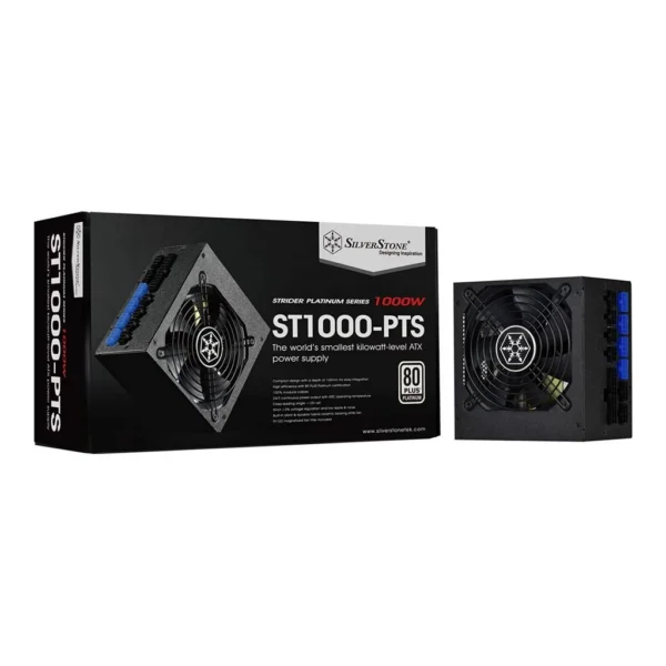 142fdabd0cbc4b918bbaef2adb3ae585-hi.jpg SilverStone Technology 1000 Watt Fully Modular 80 Plus Platinum Power Supply in Ultra Compact 140mm in Depth | SST-ST1000-PTS