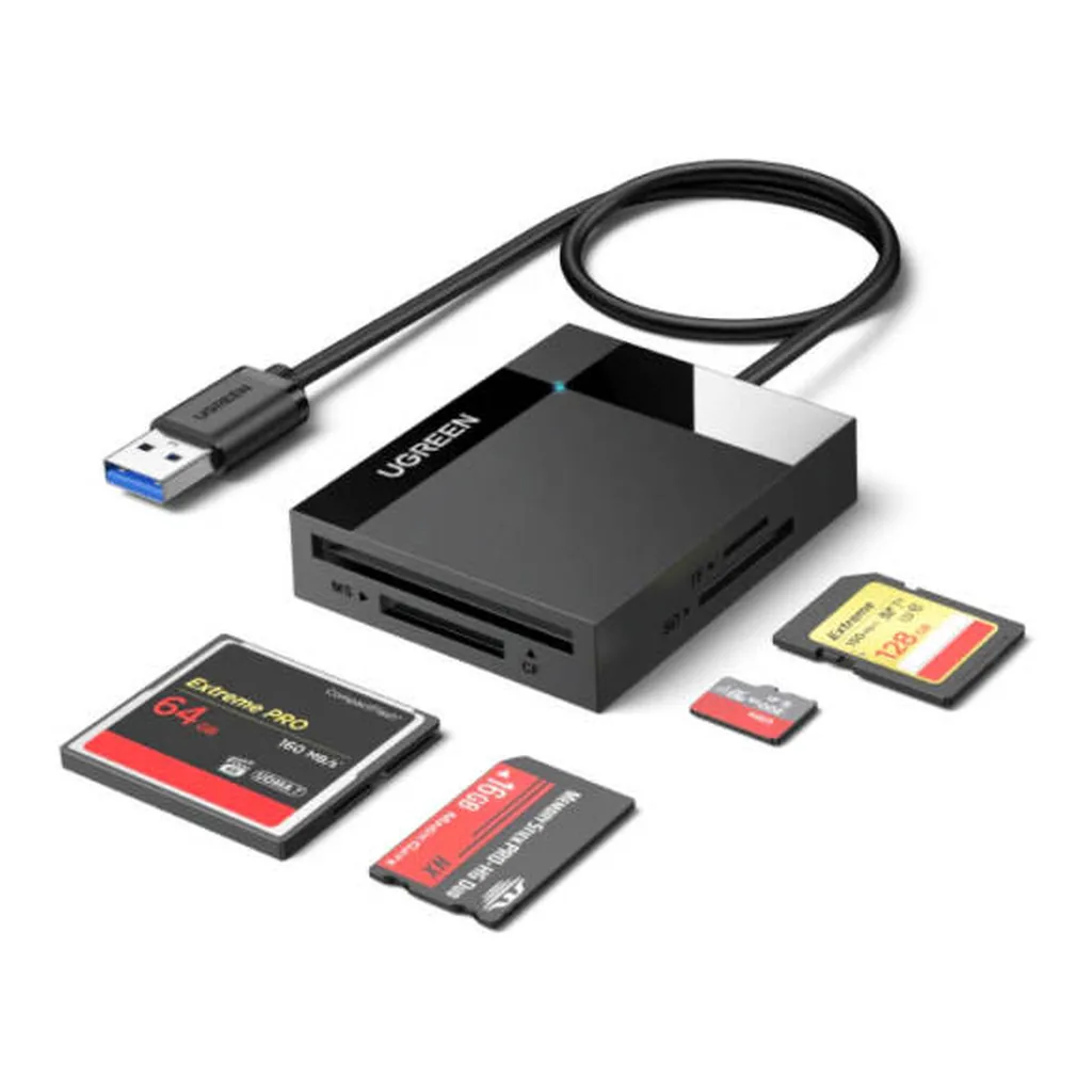 15009c2945c420a4e4c62250e69e5df1-md.jpg Ugreen 4-in-1 USB 3.0 to SD CF TF MS Card Adapter | 30333