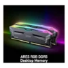 Lexar Ares RGB DDR5 Desktop Memory, 32GB (2x 16GB) Capacity, 6400 MHz Memory Speed, CL32 CAS Latency, 1.4 Voltage, 288-Pin, Support Intel XMP 3.0 & AMD EXPO | LD5EU016G-R6400GDLA - Image 2 Lexar Ares RGB DDR5 Desktop Memory, 32GB (2x 16GB) Capacity, 6400 MHz Memory Speed, CL32 CAS Latency, 1.4 Voltage, 288-Pin, Support Intel XMP 3.0 & AMD EXPO | LD5EU016G-R6400GDLA - Image 2