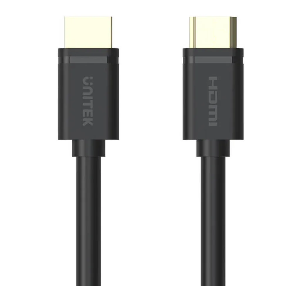 15741916e4dfadc081887f67d520a83b-hi.jpg Unitek 4K HDMI Cable, 4K UHD Resolution, Supports 3D Display, Twisted Pair Cabling Technology, Gold Plated, Fine Copper Wire, 15M Cable Length, Black