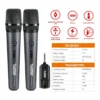 1648c64517813bc3dbfbd286b3aaacad-hi.jpg Platinum Karaoke B20 2 Portable Wireless Microphone