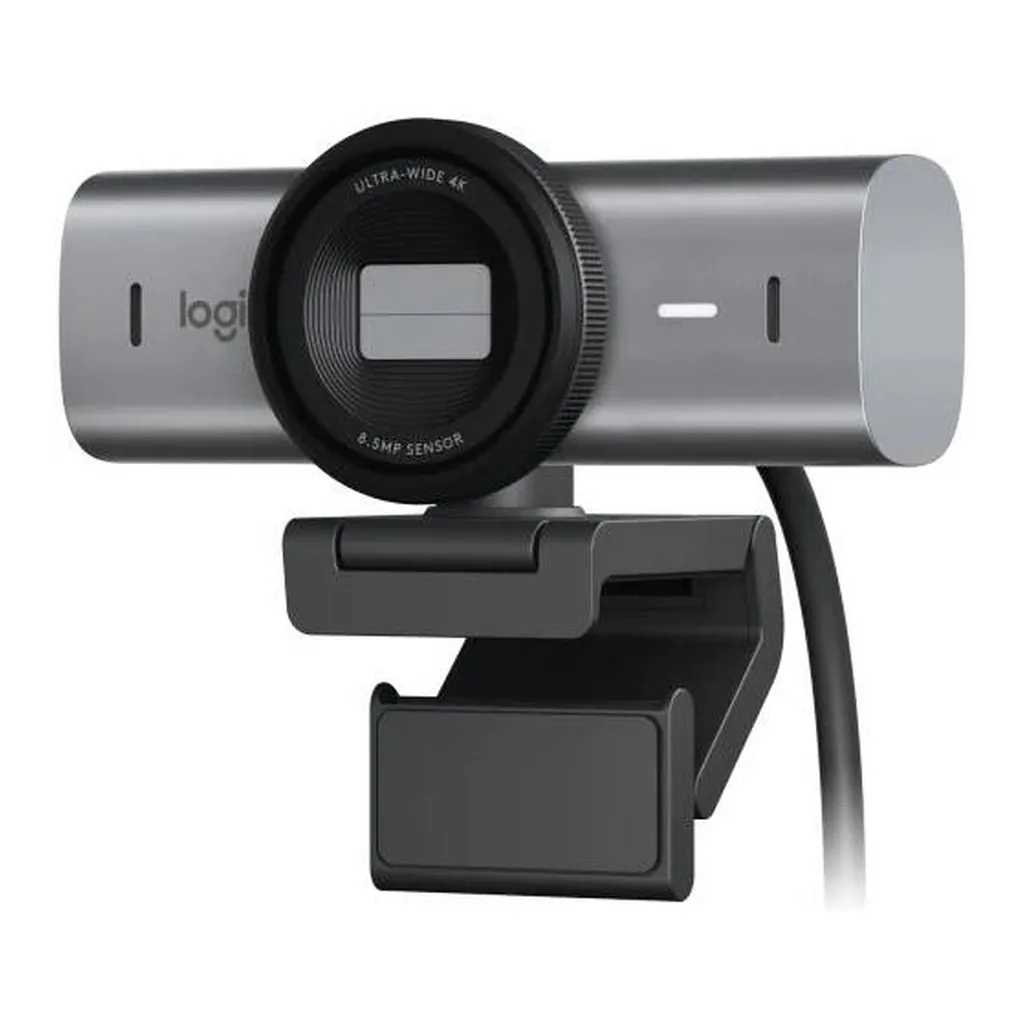 166c6d88129408c9a821f299467e8fb7-hi.jpg Logitech MX Brio 705 Business Webcam, 4K Video Quality, Right Sight Auto-Framing, Show Mode, Dual Beamforming Mics, Integrated Privacy Shutter, USB-C, 1.5m Cable Length, Gray
