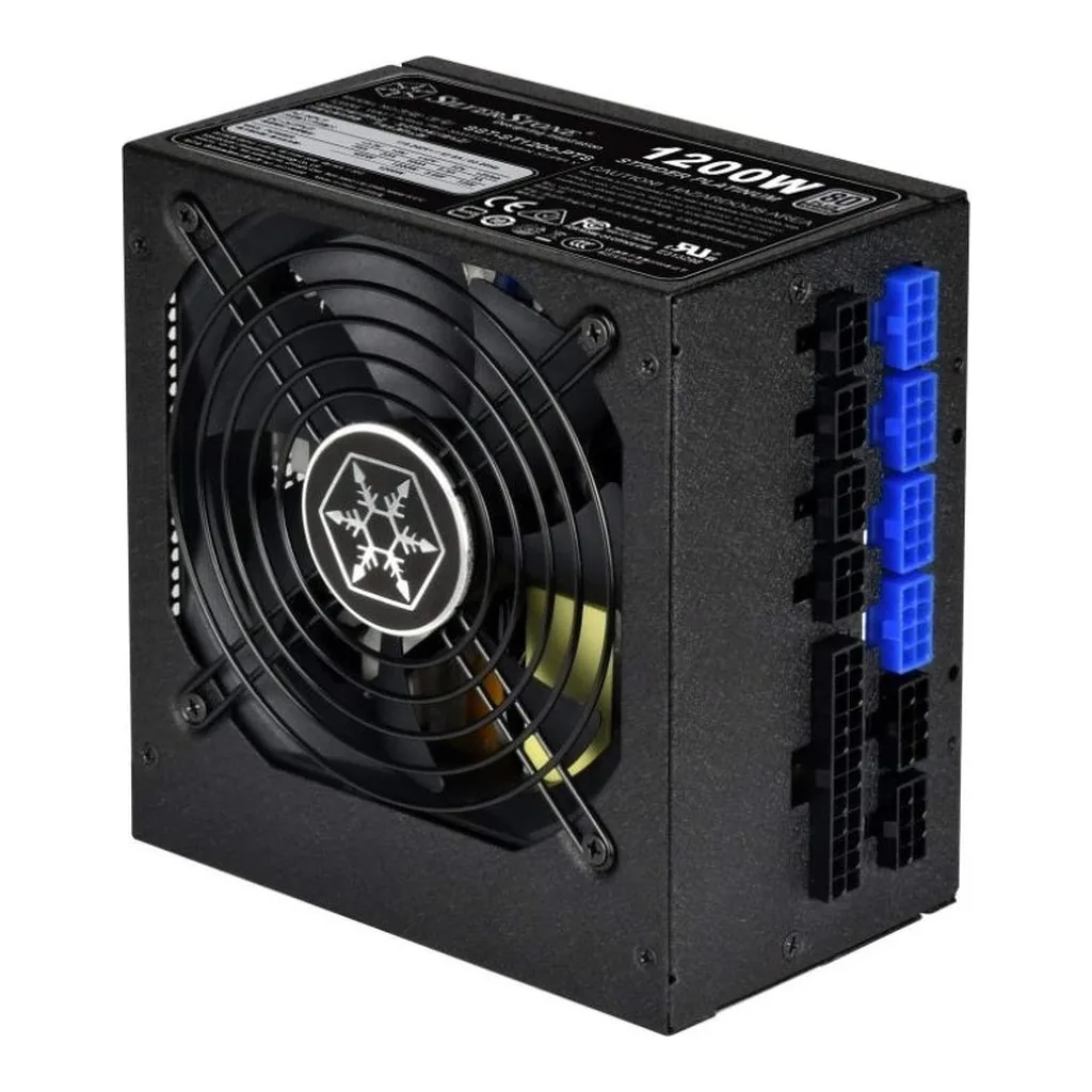 171191a1dfd982019d8a3f2d35b7626d-hi.jpg SilverStone Technology 1200 Watt Fully Modular 80 Plus Platinum Power Supply in Ultra Compact 140MM in Depth | SST-ST1200-PTS