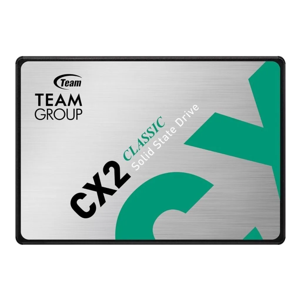 17e7cc55210032da282e0f53c9b836b4-hi.jpg Team Group CX2 2.5" 512GB SATA III 3D NAND Internal SSD, Read/Write Up to 530/470 MB/s, SATA III 6Gb/s, DC +5 Voltage, 1,000000Hr MTBF, 800TB Written Terrabyte | T253X6512G0C101