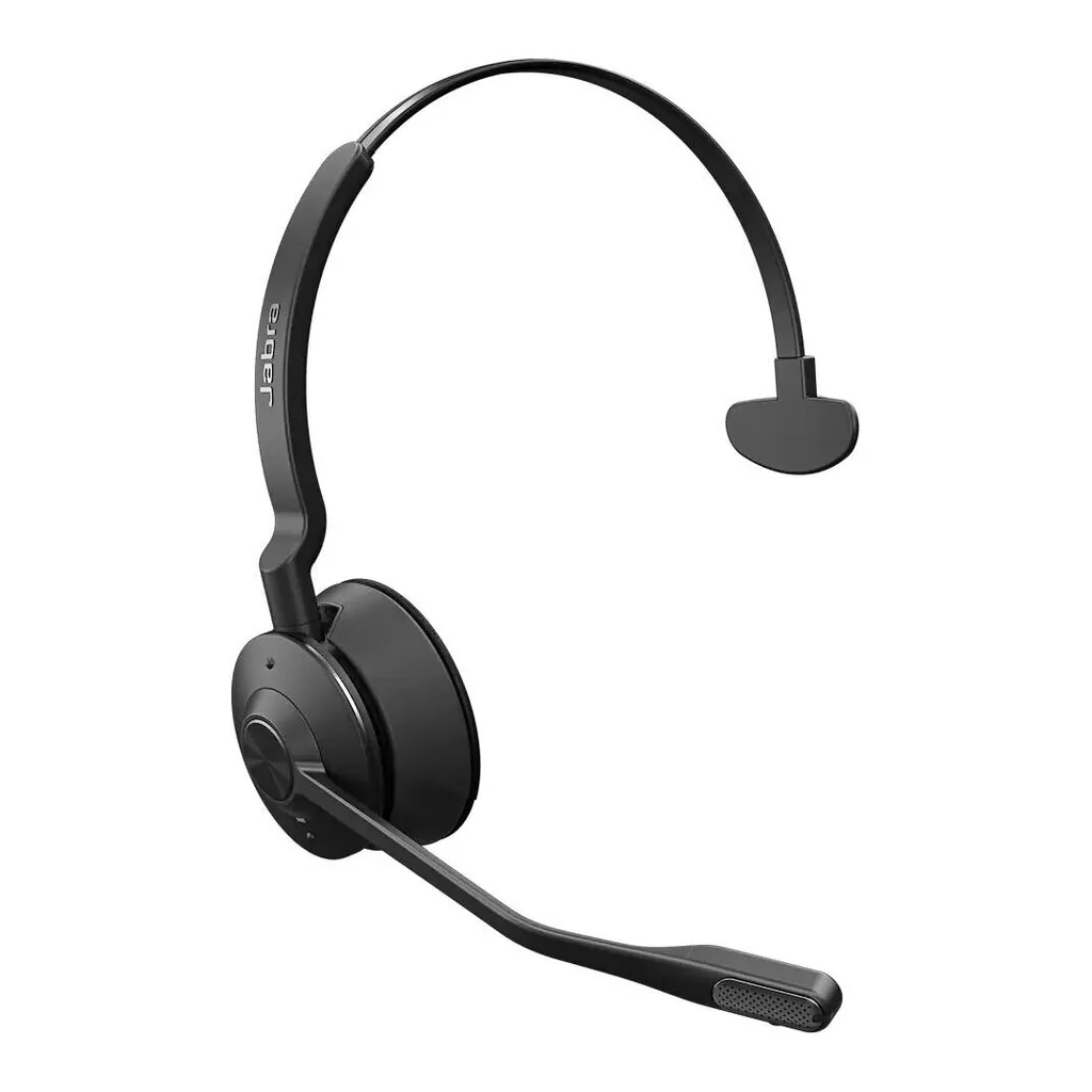 18671fbf52e9344a0ed6ce9f8a9a18a4-hi.jpg Jabra Engage 65 SE Mono Headset, 40Hz-16kHz Frequency, Up To 5 Devices, Noise-Cancelling Microphones, Busylight, Up To 150 Meters/490 Feet Range, Black