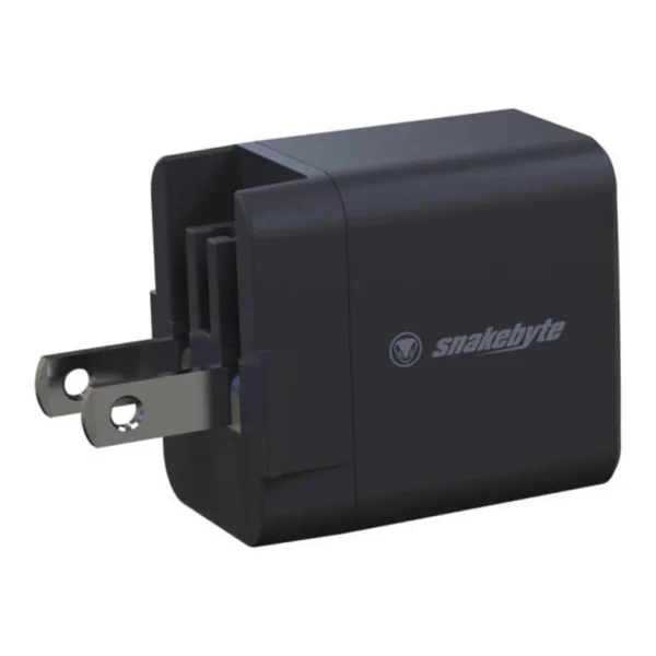 190101ea1986c48bb877142cbb1bbacf-md.jpg Snakebyte Nintendo Switch 2 Power Adapter, USB Power Delivery 3.0 (PD 3.0), Modern GaN Technology, Plugs for the US, EU and UK, Black | SB923968