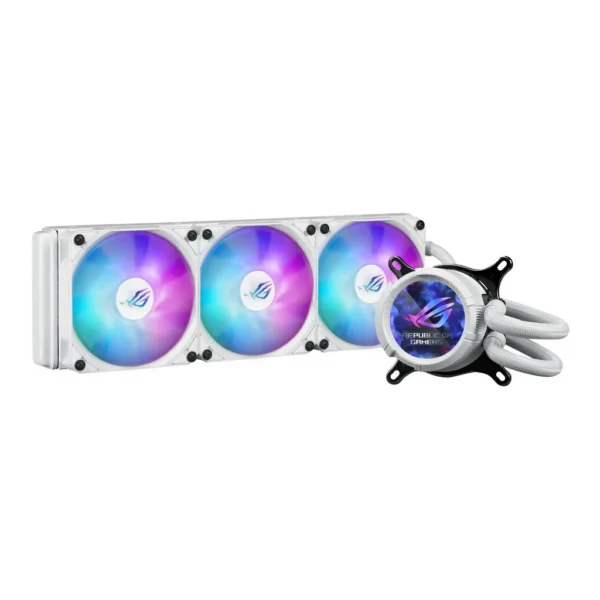 ASUS ROG Strix LC III 360 ARGB LCD CPU Liquid Cooling, White | 90RC00W2-M0UAY0 - Image 1 ASUS ROG Strix LC III 360 ARGB LCD CPU Liquid Cooling, White | 90RC00W2-M0UAY0