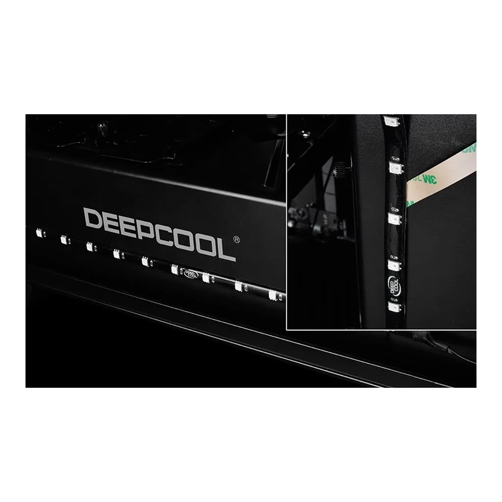 DeepCool RGB 200 EX MultiColor LED Strip Magnetic Lighting Kit for Computer Case | DP-LED-RGB200EX - Image 6 DeepCool RGB 200 EX MultiColor LED Strip Magnetic Lighting Kit for Computer Case | DP-LED-RGB200EX