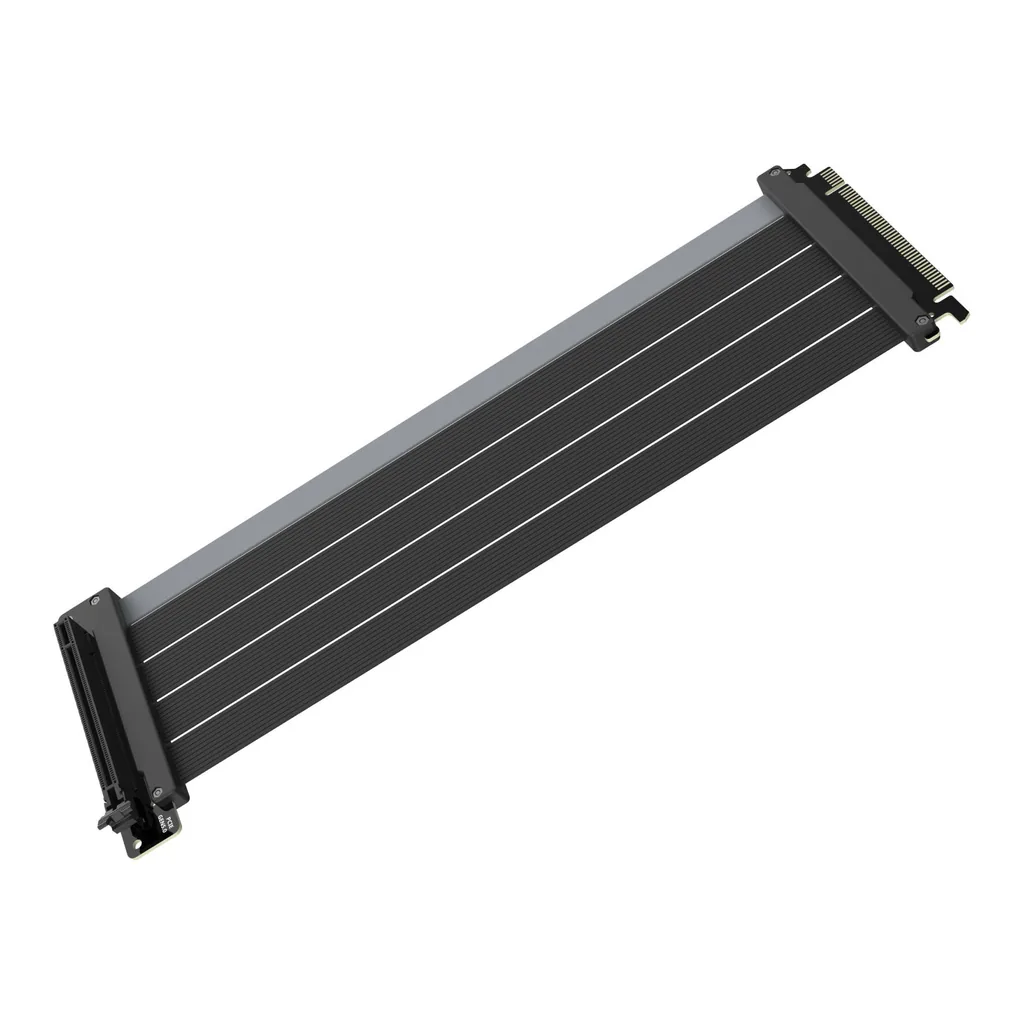 Cooler Master PCIe 5.0 Riser Cable, Black | MCA-U000C-KPCI50-300 - Image 1 Cooler Master PCIe 5.0 Riser Cable, Black | MCA-U000C-KPCI50-300
