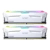 Lexar Ares RGB DDR5 Desktop Memory, 32GB (2x 16GB) Capacity, 6800 MHz Memory Speed, CL34 CAS Latency, 1.4 Voltage, 288-Pin, Support Intel XMP 3.0 & AMD EXPO, White | LD5U16G68C34WA-RGD - Image 1 Lexar Ares RGB DDR5 Desktop Memory, 32GB (2x 16GB) Capacity, 6800 MHz Memory Speed, CL34 CAS Latency, 1.4 Voltage, 288-Pin, Support Intel XMP 3.0 & AMD EXPO, White | LD5U16G68C34WA-RGD - Image 1