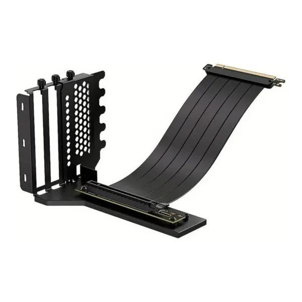TEUCER Vertical GPU Mounting Bracket Kit, Black | PCI-E4.0-Vertical-Mount - Image 1 TEUCER Vertical GPU Mounting Bracket Kit, Black | PCI-E4.0-Vertical-Mount
