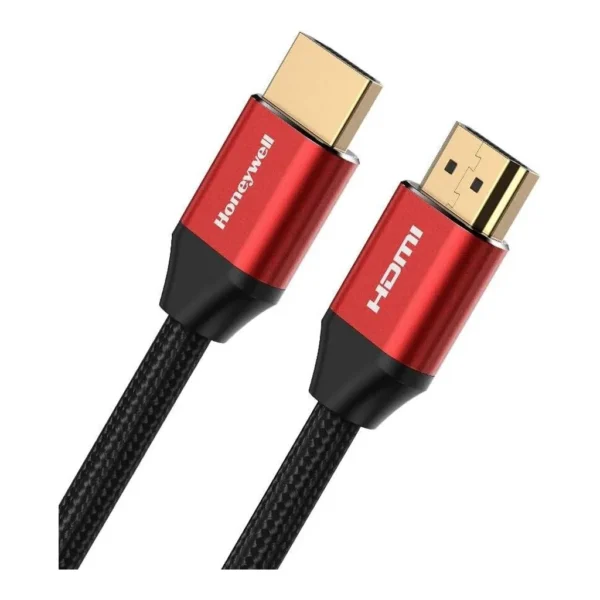1eed2b06dd872b799675709eb5b69808-hi.jpg Honeywell High-Speed HDMI 2.1 Cable with Ethernet, 8k@60Hz, 4K@120Hz UHD Resolution, 2 Mtr(6.6ft), 48 GBPS High Speed, Compatible with All HDMI-Enabled Devices