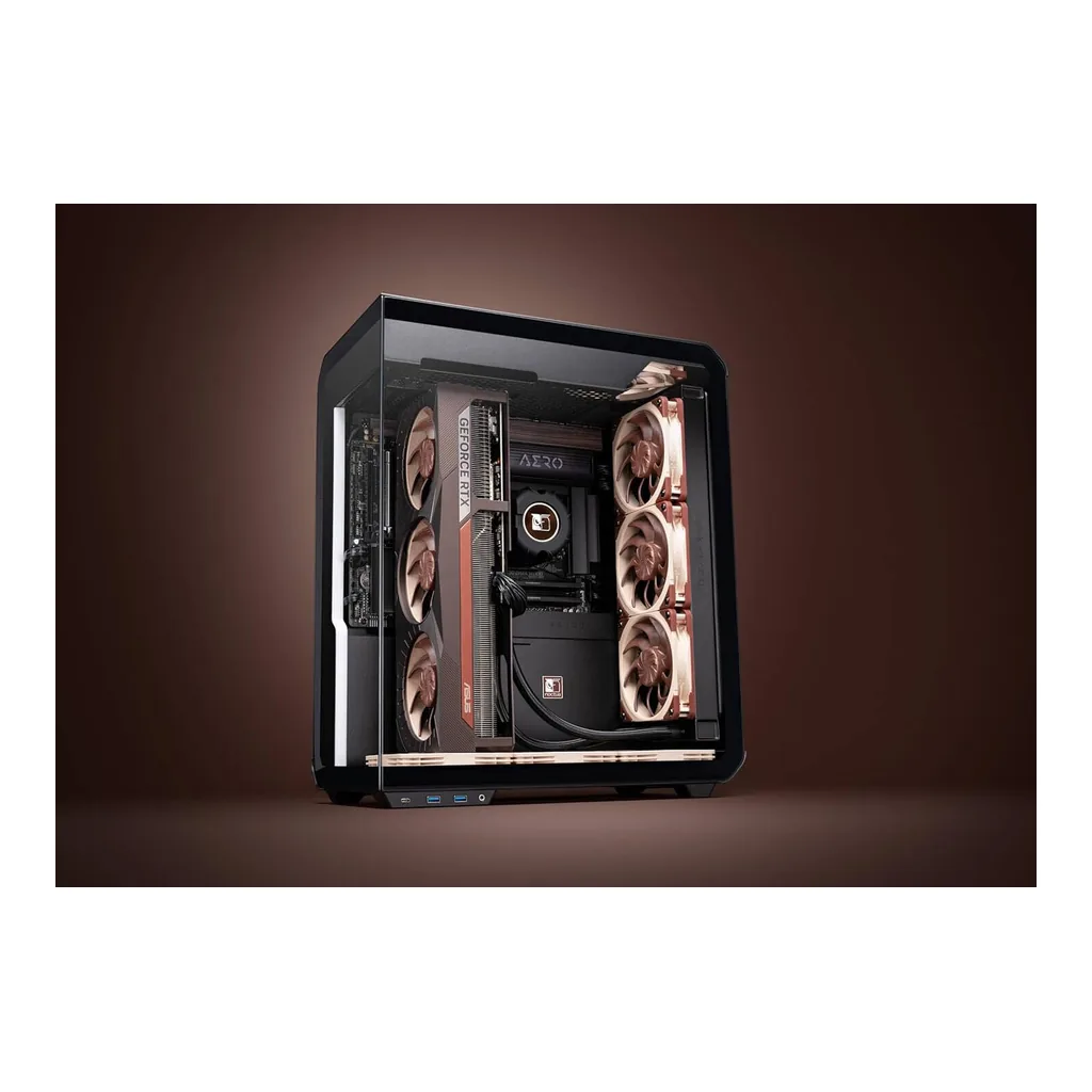 Noctua 360mm AIO Liquid CPU Cooler, Black/Brown/Beige | NL-LC1-36 - Image 4 Noctua 360mm AIO Liquid CPU Cooler, Black/Brown/Beige | NL-LC1-36