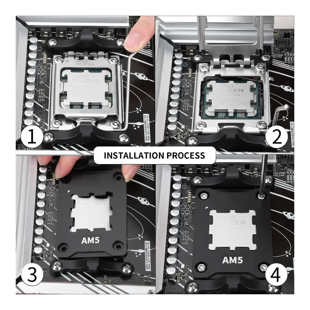 CPU Contact Frame for AM5, Black | V 160-1 - Image 7 CPU Contact Frame for AM5, Black | V 160-1