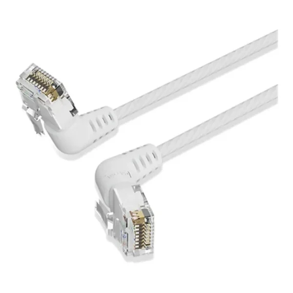 21afeafe23111db48d177aea392b193a-hi.jpg Vention Cat6A UTP Ethernet Patch Cable, 10Gbps Data Transfer Rates, Oxygen-Free Copper Conductors, Gold-Plated Contacts, Flexible PVC Jacket, 1 Meter Cable Length, White