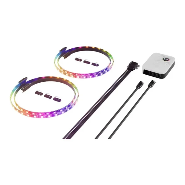 HYTE LS30 RGB Light Strips Digital Immersion Lighting with Nexus Portal NP50 | ACC-HYTE-LS30-B-2NP - Image 1 HYTE LS30 RGB Light Strips Digital Immersion Lighting with Nexus Portal NP50 | ACC-HYTE-LS30-B-2NP